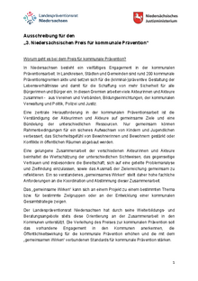 Klick startet den Download der Datei Ausschreibung_3._Praeventionspreis_Kommunen_Nds.pdf